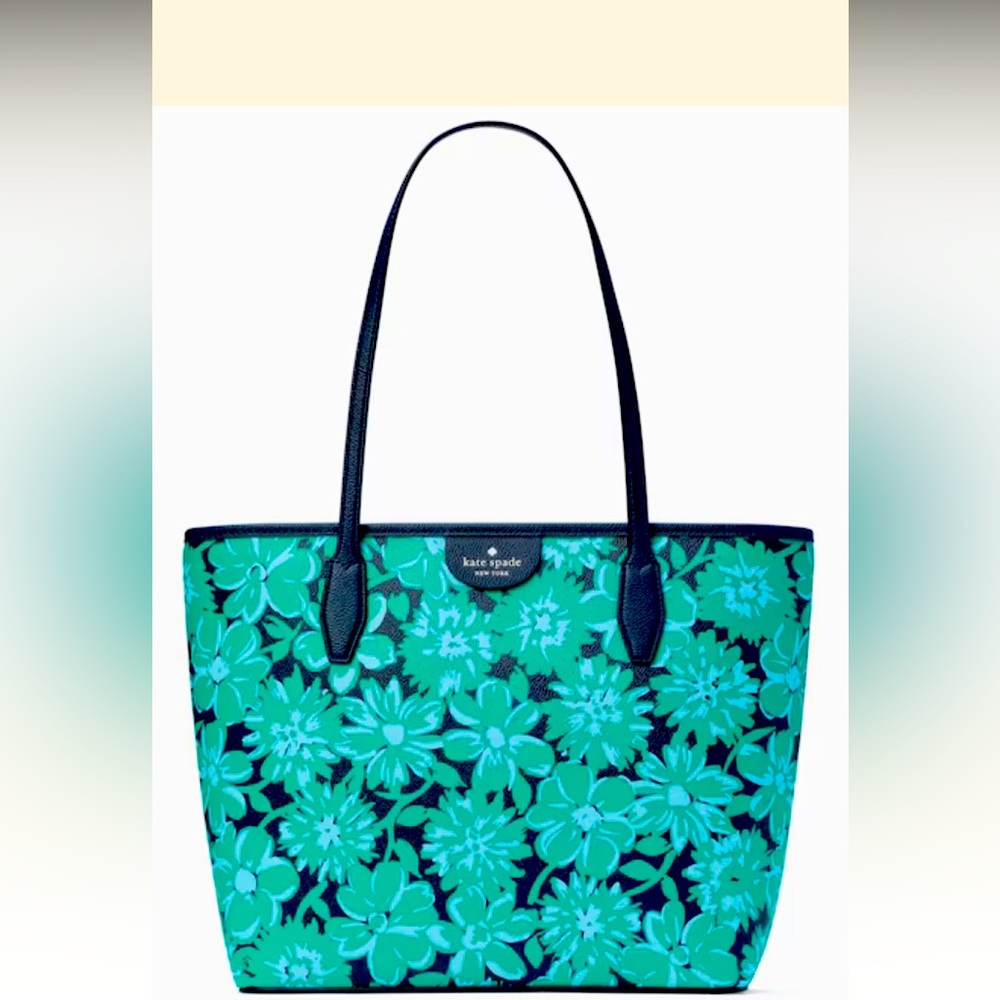 Kate Spade Green Multi Lori Tote NWT